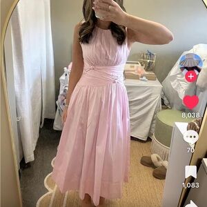 LÉA Maxi dress Chic Pink sleeveless women Midi Dress size XI